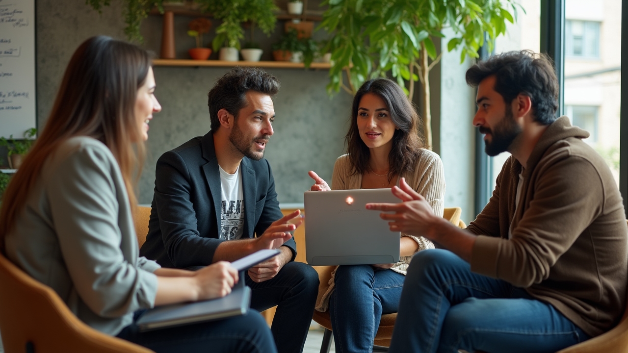 Members discussing shopping strategies